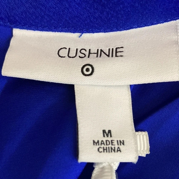 Cushnie (Target) Tie Front Keyhole Back Shirt Dress with Side Slits - Medium - Picture 6 of 10